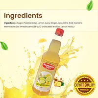 Lemon Ginger Sarbath 700 ml