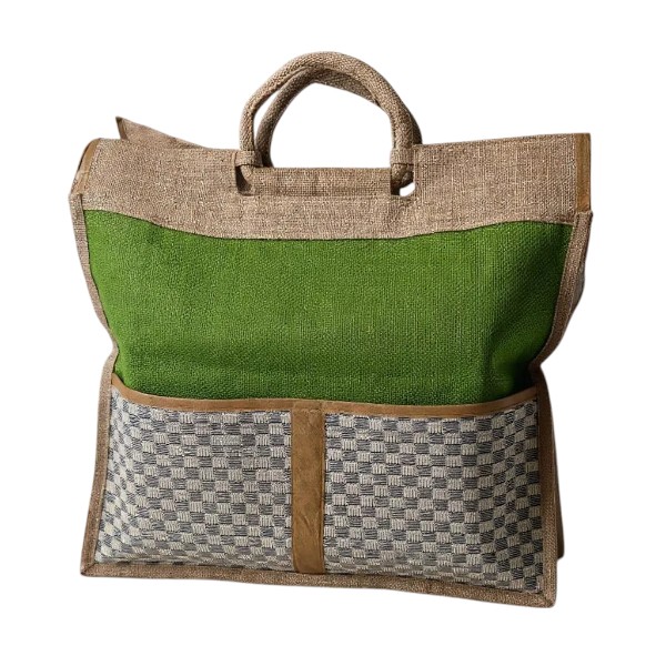 Jute Bag With Front Packet 1 PCS