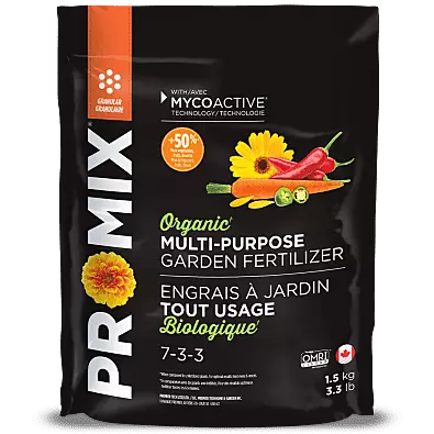 PRO-MIX Organic Multi-Purpose Fertilizer 7-3-3 1.5 kg