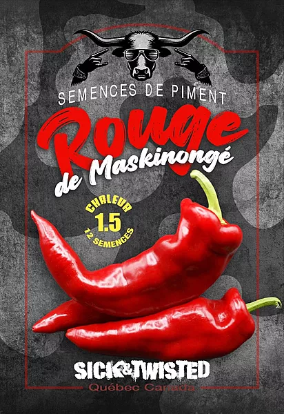 Semences de piments Rouge de maskinongé