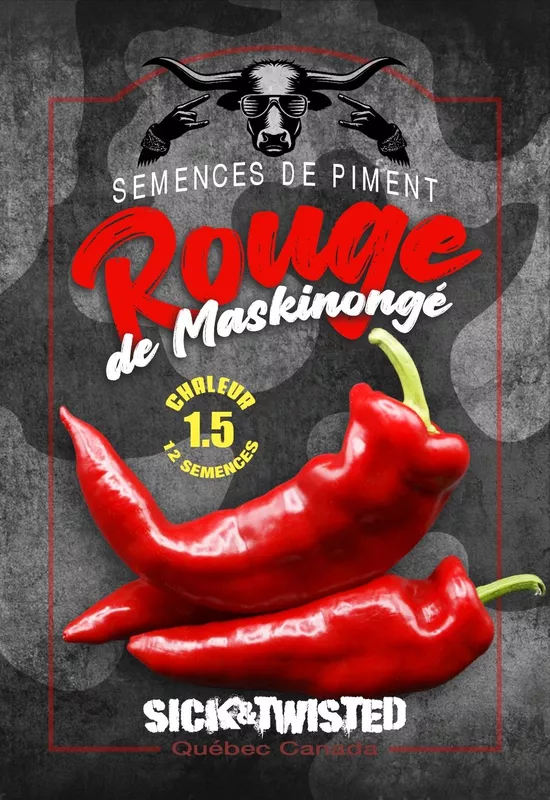 Semences de piments Rouge de maskinongé