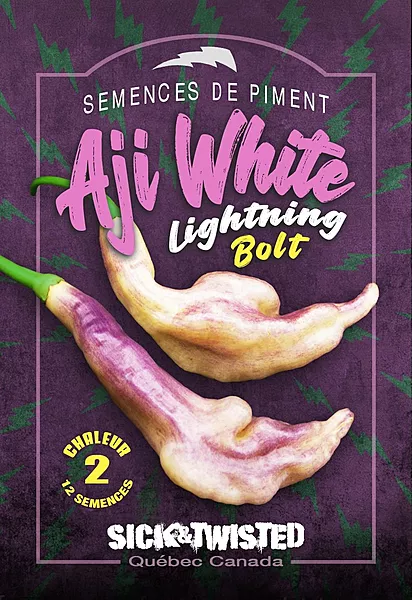 Semences de piment Aji White Lighting Bolt