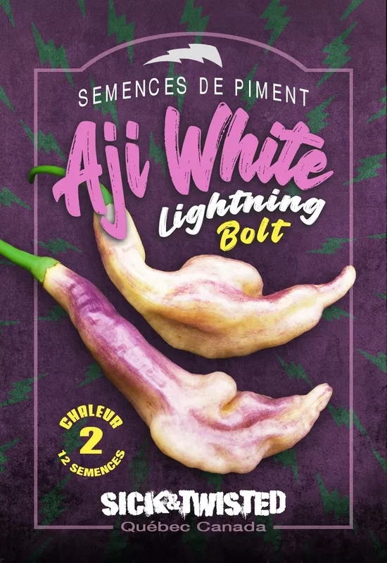Semences de piment Aji White Lighting Bolt