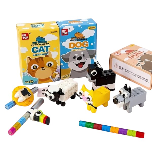 DIY Animals Puzzle Pencil Sharpener ( 1pc )