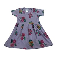 2 Years baby girl's short-sleeve floral dress