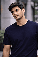 Men’s Plain Navy Blue T-Shirt – Clean. Versatile. Canadian. (Regular)