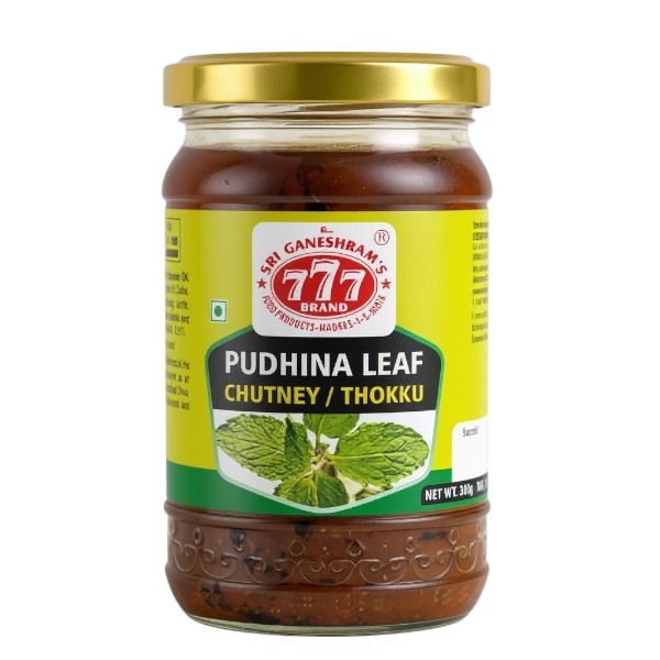 777 Pudhina Leaf Chutney/Thokku 300 gm