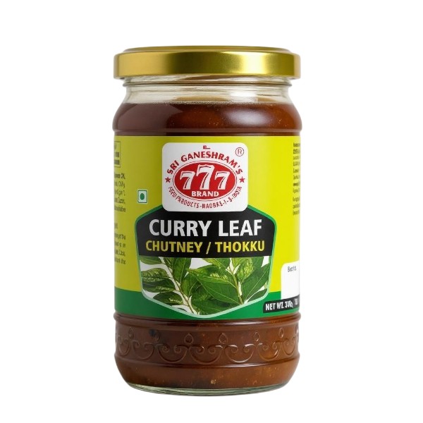 777 Curry Leaf Chutney/Thokku 300 gm