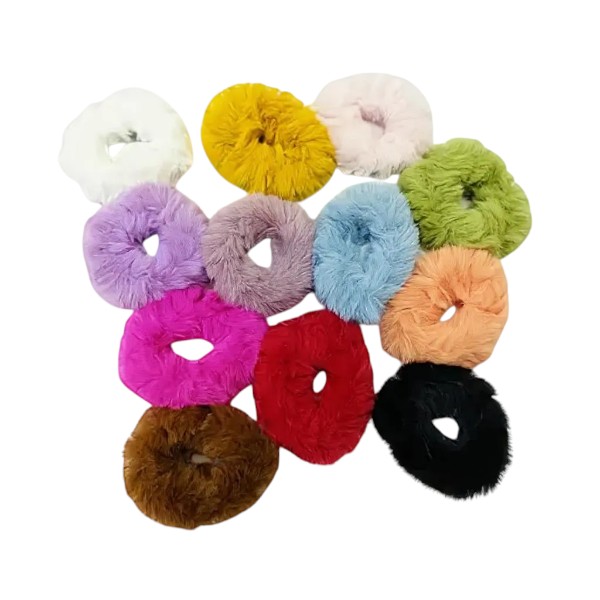 Fur Scrunchies
