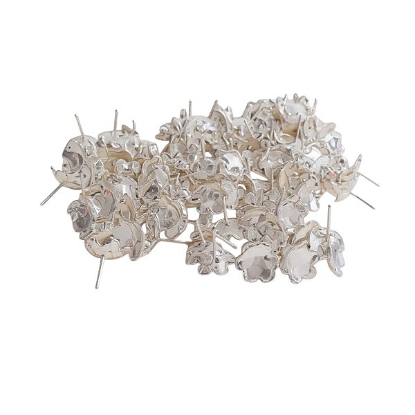 108 Pooja German Silver Flower