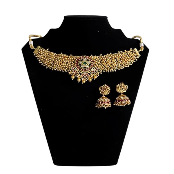 Chocker NecklaceWith Jhumka A1
