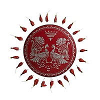 Rangoli Design Very Big Stencil 18''