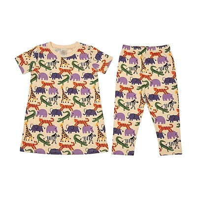 Sleepwear Set (Animal Safari Print) 10 Years Sleepwear Set (Animal Safari Print) 10 Years