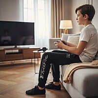 Boys Pant 1 pcs (Classic Black ) 10-12 Years