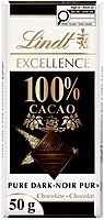 Lindt Excellence 100% Cacao Dark Chocolate Bar 15 x 50 g