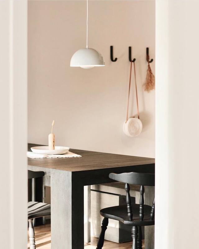 Crochets muraux Noir & Bois