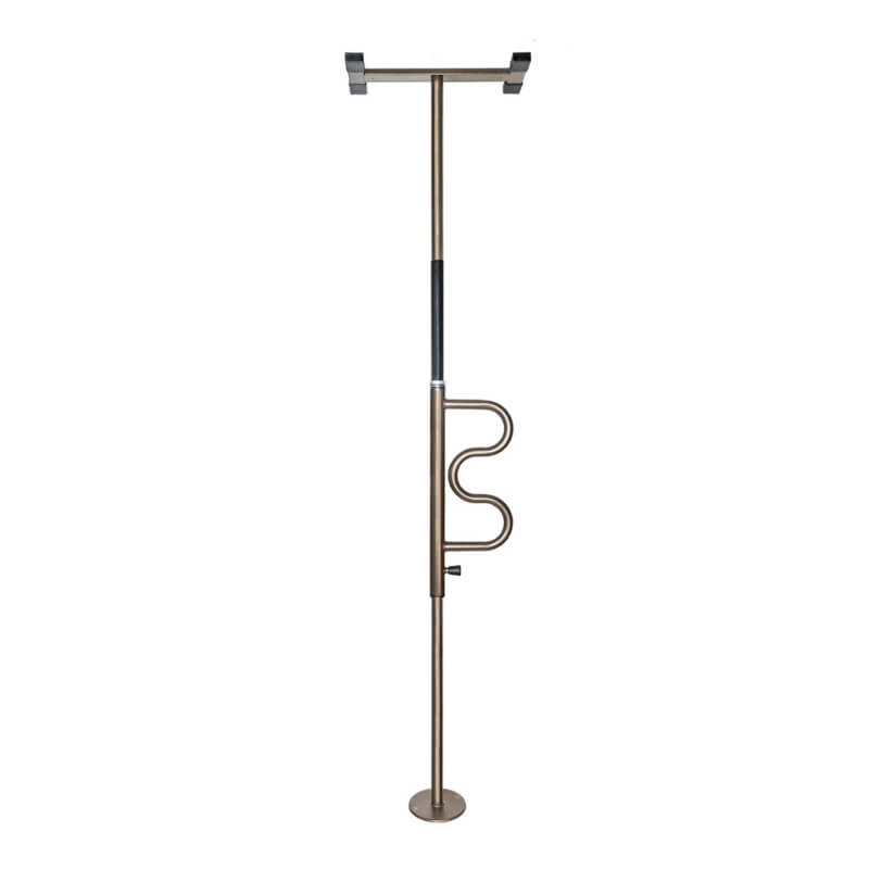 STA1100-DB - Security Pole & Curve Grab Bar- Deep Bronze