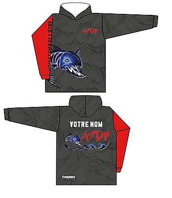 Hoodie d’été UV MDP – gris foncé Hoodie d’été UV MDP – gris foncé