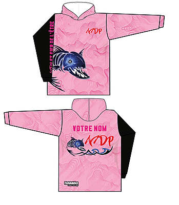 Hoodie d’été UV MDP – Rose Hoodie d’été UV MDP – Rose