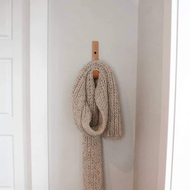 Crochets muraux Noir & Bois