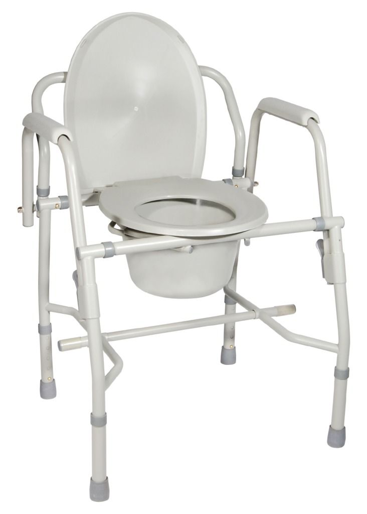 DRI11125KD-1 - Commode Drop Arm, Knock Down