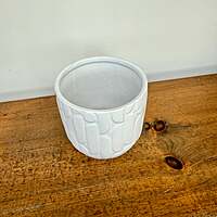 Winslow Pot - 5.75" x 5" - White