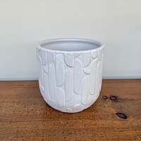 Winslow Pot - 6.5" x 6.5" - White