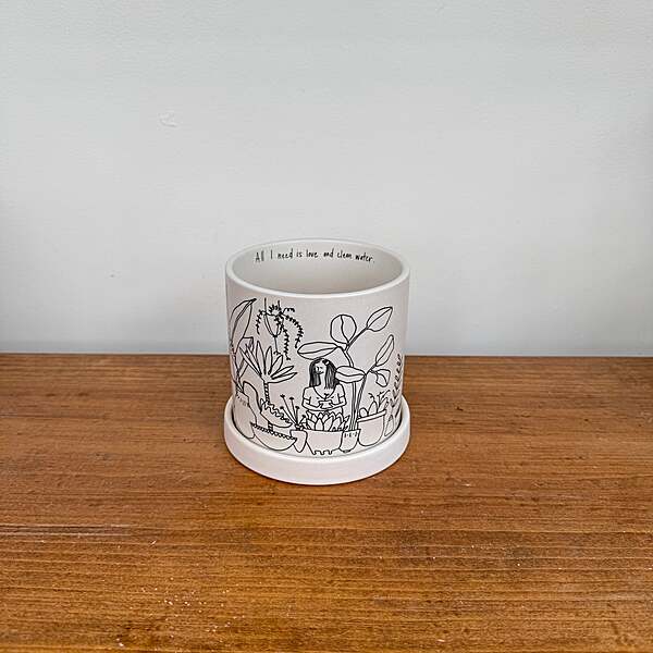 Plant Lady Pot - 4.75" x 4.75"