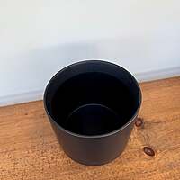 Kendall Pot - 7" x 6.75" - Black