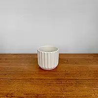 Beam Pot - 3.25"x 2.75" - Off-White
