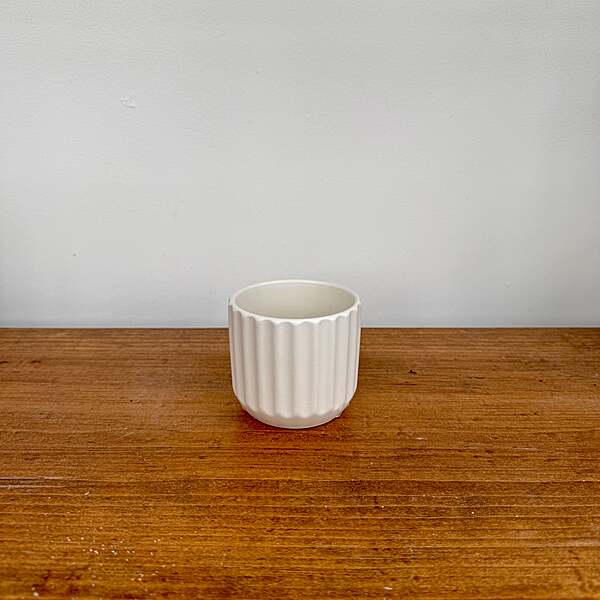 Beam Pot - 3.25"x 2.75" - Off-White