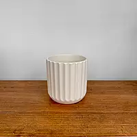 Beam Pot - 4.75"x 4.5" - Off-White