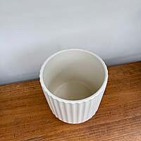 Beam Pot - 7"x 6.75" - Off-White