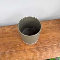 Romey Neutral Pot with Saucer - 5"x 5.75" - Moss