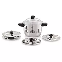 2 in 1 Mini Sambhar Idly Maker with Triply Base