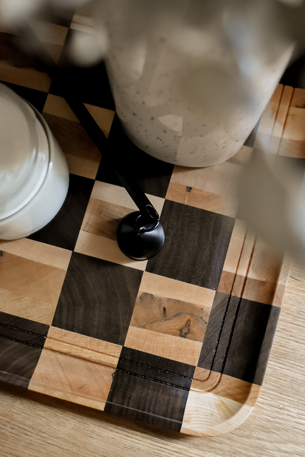 Assiettes Damier