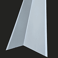 Coin intérieur blanc 10 pieds, acier, 26 gauge