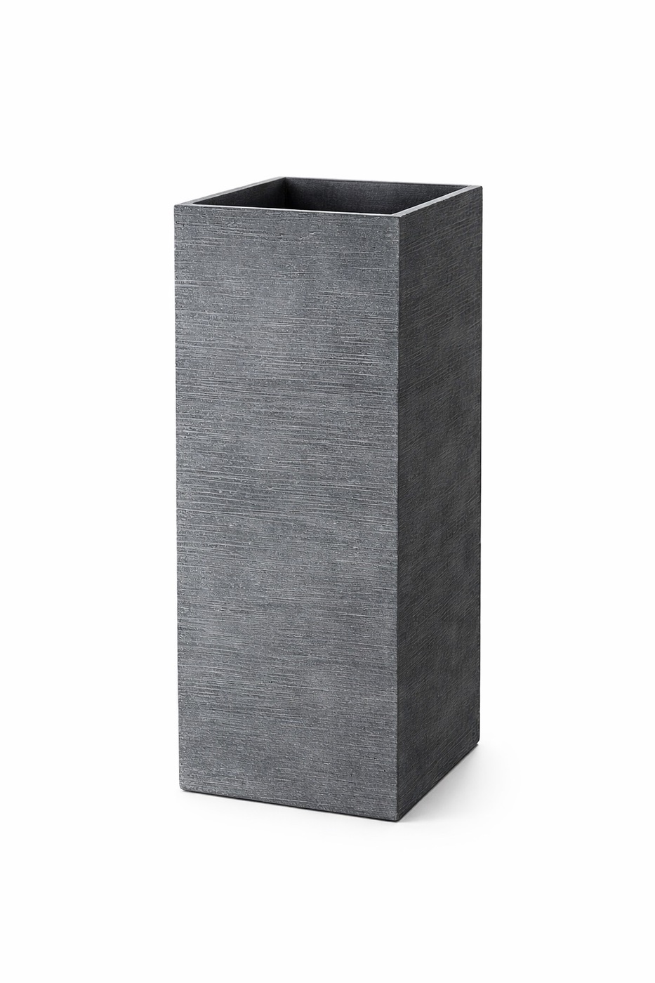 Monstera Deliciosa – Pot carré haut noir en métal galvanisé (71 pouces)  Fabrication Québec