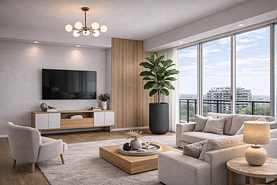 Ficus Lyrata – Pot cylindrique noir Fiberstone (78 pouces)