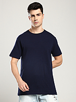 Men’s Navy Blue T-Shirt – Classic Comfort, Canadian Style