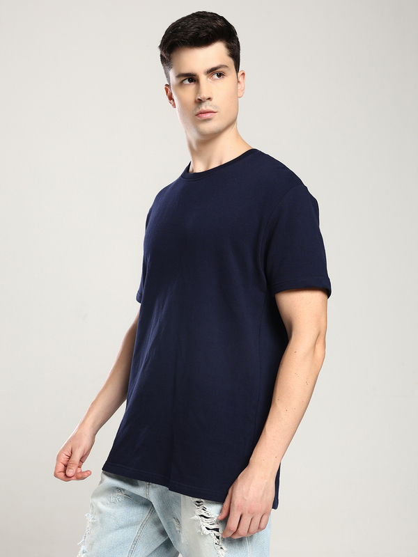 Men’s Navy Blue T-Shirt – Classic Comfort, Canadian Style (Regular)