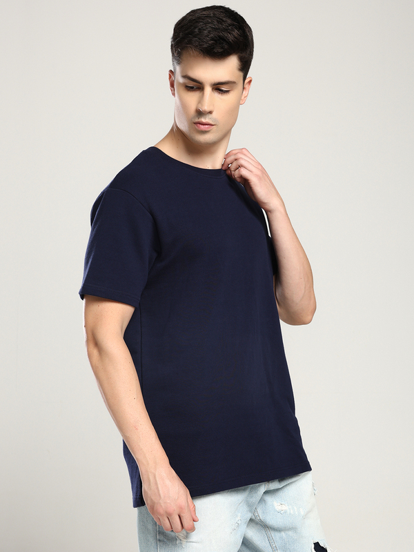 Men’s Navy Blue T-Shirt – Classic Comfort, Canadian Style