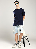 Men’s Navy Blue T-Shirt – Classic Comfort, Canadian Style (Regular)