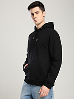 Men’s Classic Black Hoodie – Timeless Comfort for Canadian Living (Relaxed)