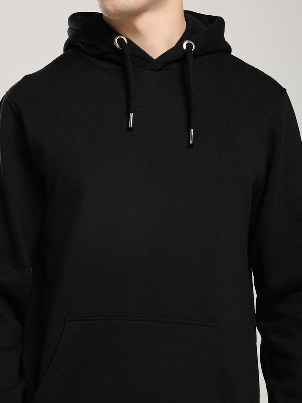 Men’s Classic Black Hoodie – Timeless Comfort for Canadian Living (Regular)