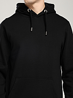 Men’s Classic Black Hoodie – Timeless Comfort for Canadian Living (Relaxed)
