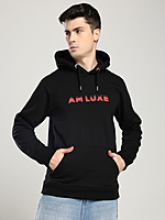 Men’s Black Hoodie with Black Owl Back Print – Mysterious. Bold. Canadian. (Regular)