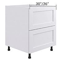 Cabinet de bas 2 tiroirs — Prêt à assembler — Plywood