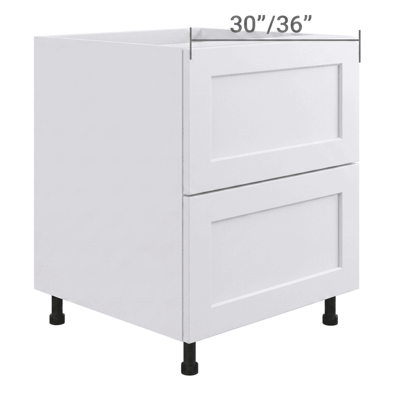 Cabinet de bas 2 tiroirs — Prêt à assembler — Plywood