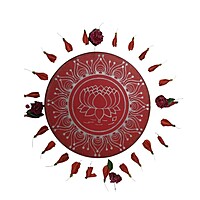 Rangoli Design Very Big Stencil 18''